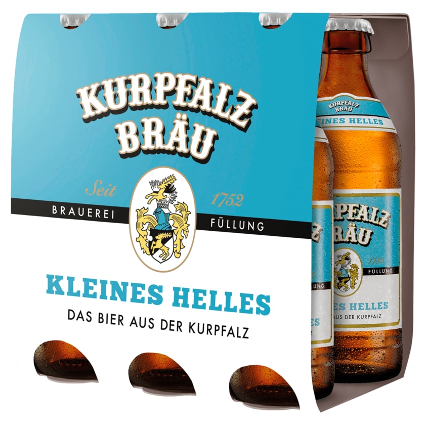 Kurpfalz Bräu Kleines Helles 6x0,33l